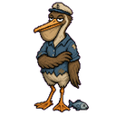 Lonesome Pepe en pixel art