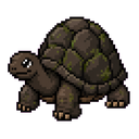 Tortuga gigante en pixel art