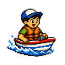 Tour de bahía en pixel art